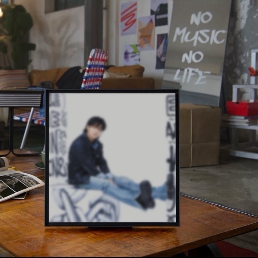 BTS Jungkook Golden Exhibition Music Frame